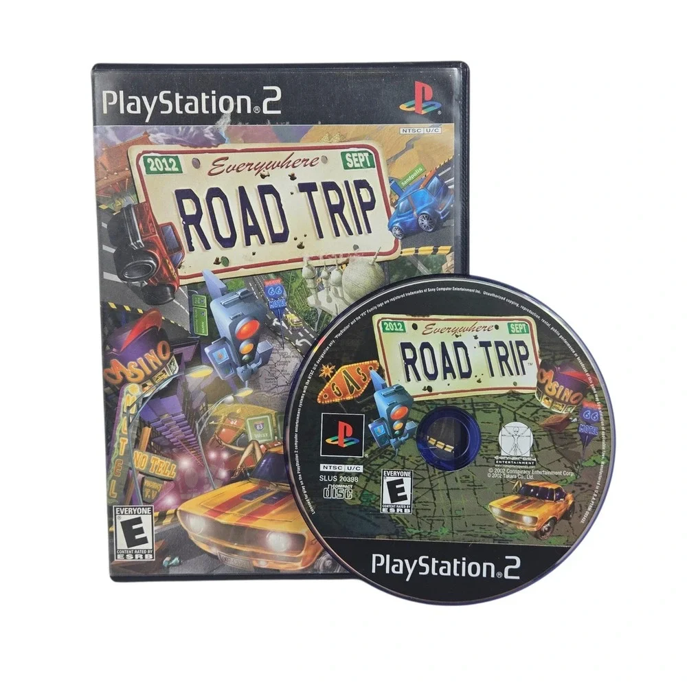 Sony Playstation 2 Road Trip Everywhere PS2 Racing Adventure Game No Manual MINT